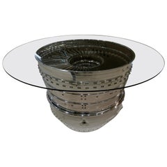 Rolls Royce Jump Jet Rotating Turbine Dining / Conference Table