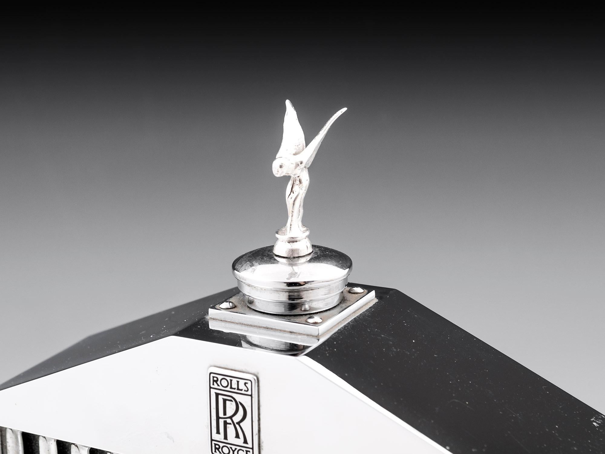 Glass Rolls Royce Radiator Decanter by Classic Stable, 20th Century