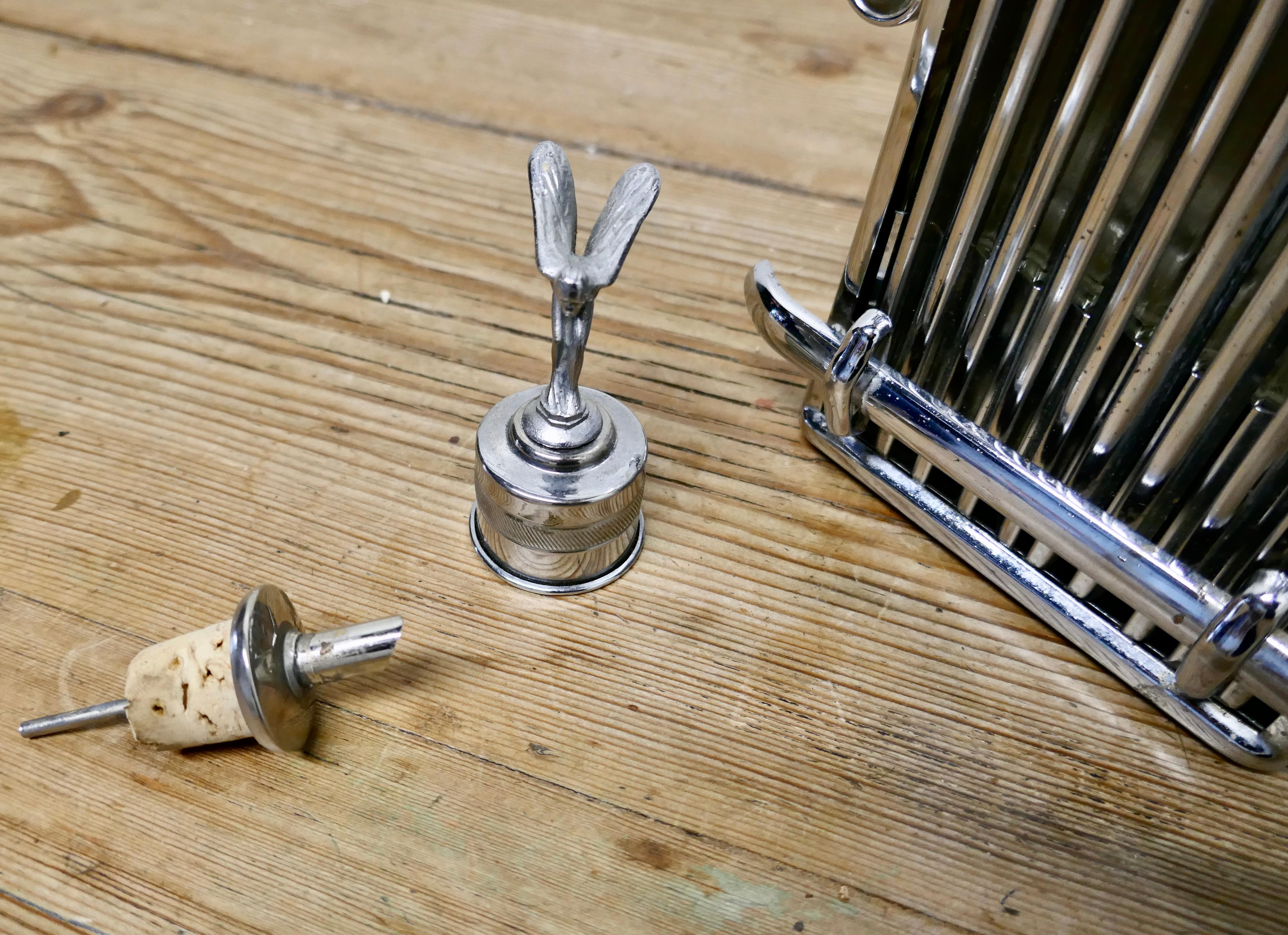 rolls royce decanter music box