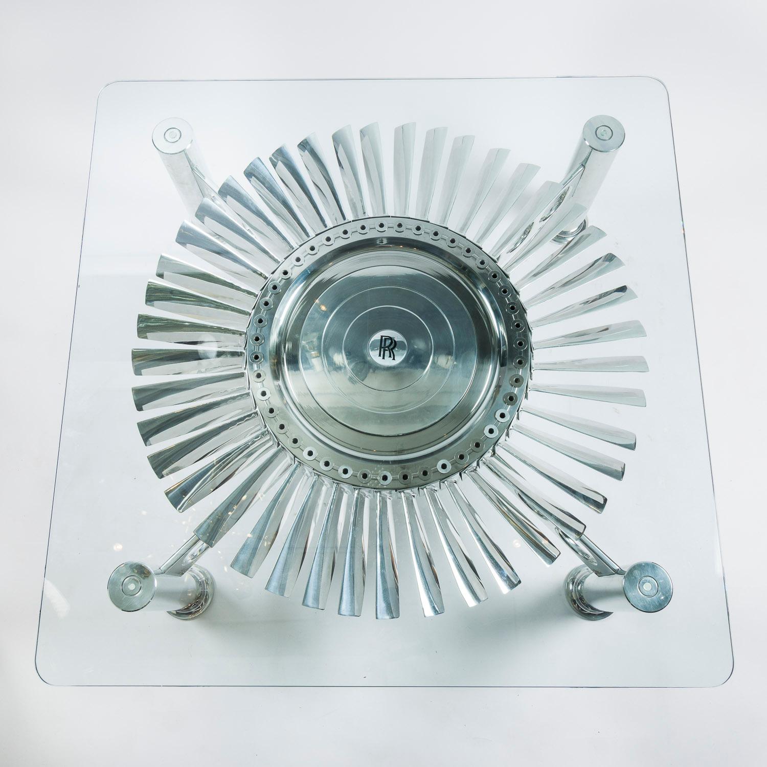 Rolls Royce RB 80 jet engine turbine table For Sale 3