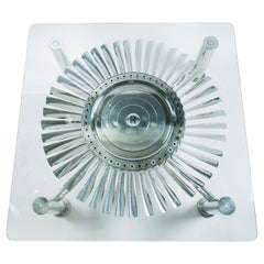 Rolls Royce RB 80 jet engine turbine table