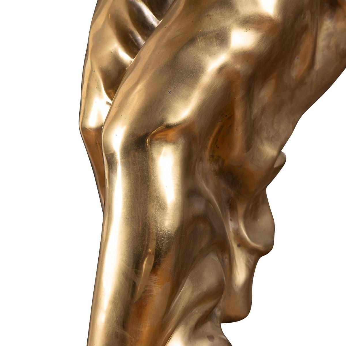 Rolls Royce 'Spirit Of Ecstasy' Monumental Showroom Bronze, c.1960 6