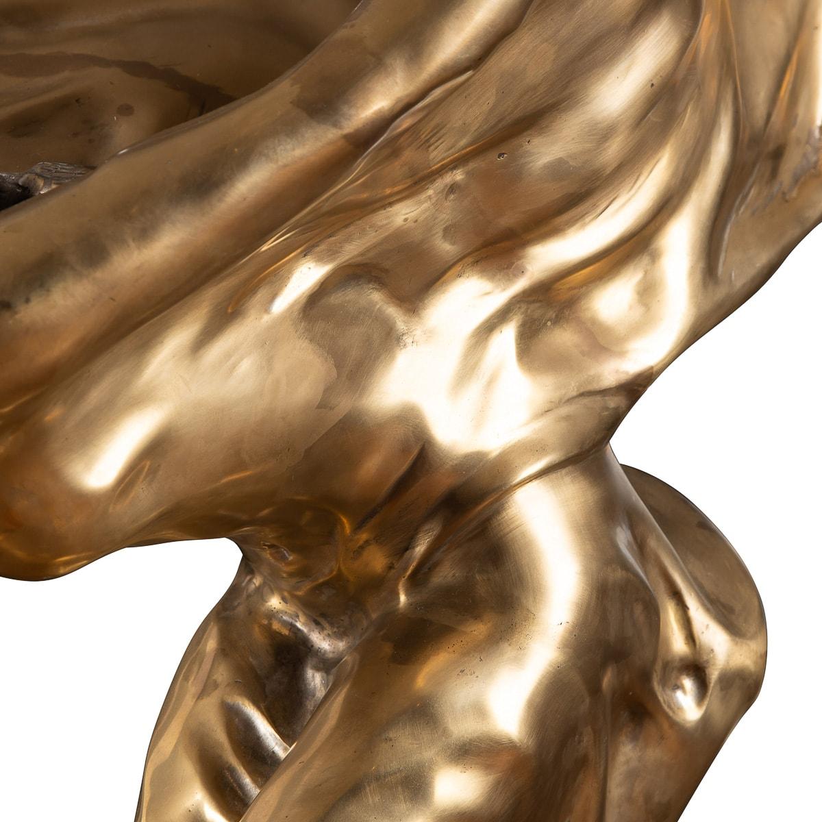 Rolls Royce 'Spirit Of Ecstasy' Monumental Showroom Bronze, c.1960 8