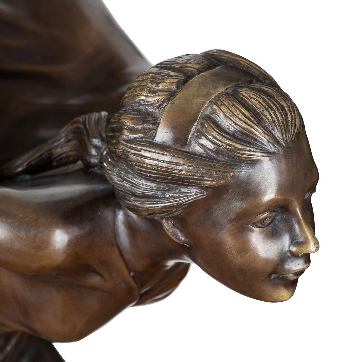 Rolls Royce „Spirit of Ecstasy“ Monumentaler Ausstellungsraum aus Bronze, Charles Perron um 1910 1