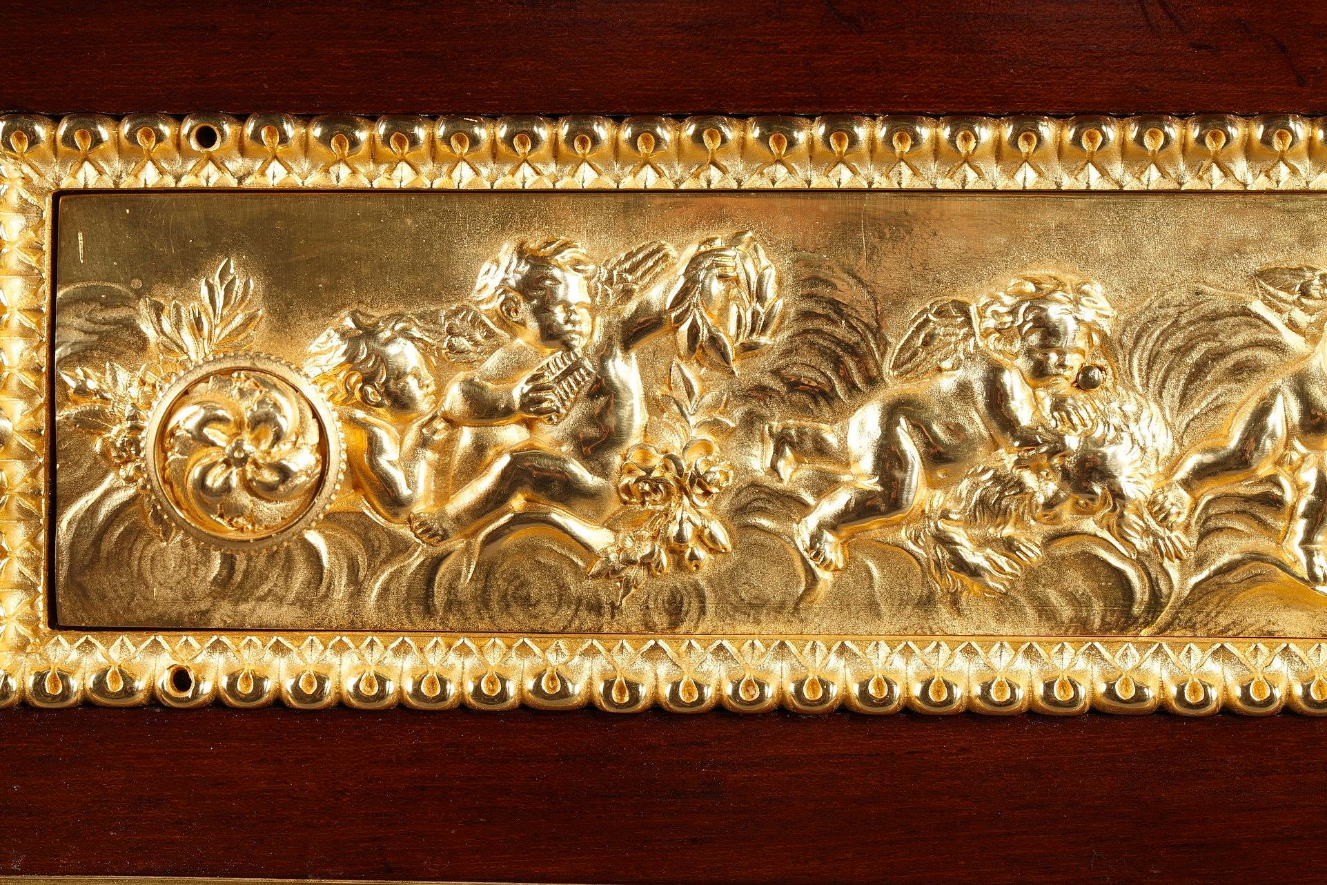 Rolltop Desk after Jean-Henri Riesener Attributed to Maison Beurdeley For Sale 9