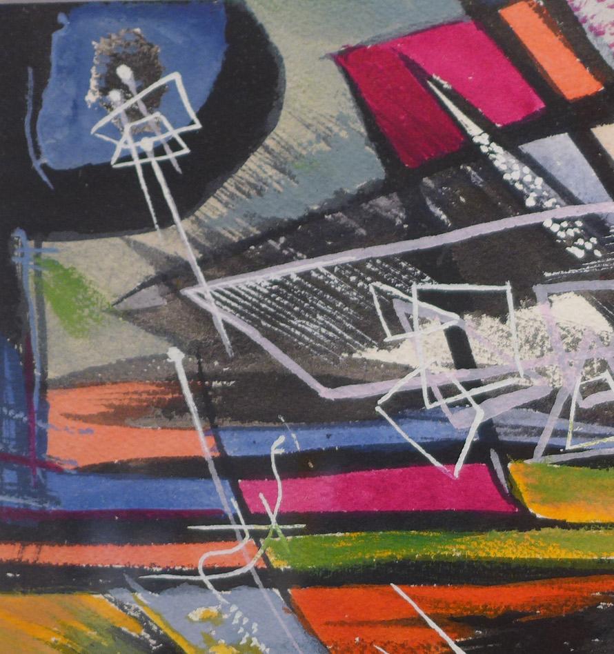 Born in Ontario, Canada, Rolph Scarlett left home at age eighteen for New York City, making that city his home for long periods during his lifetime. While beginning his career as an abstract artist, Scarlett designed sets for George Bernard Shaw’s