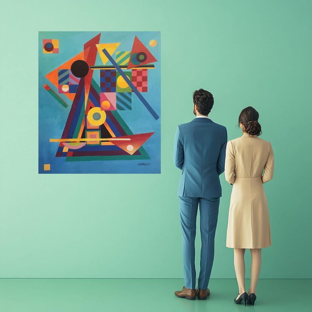 Geometrisch Abstrakt im Angebot 1