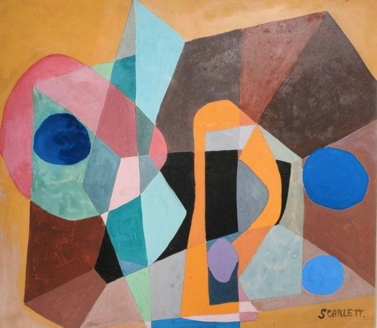Forme geometriche - Painting di Rolph Scarlett