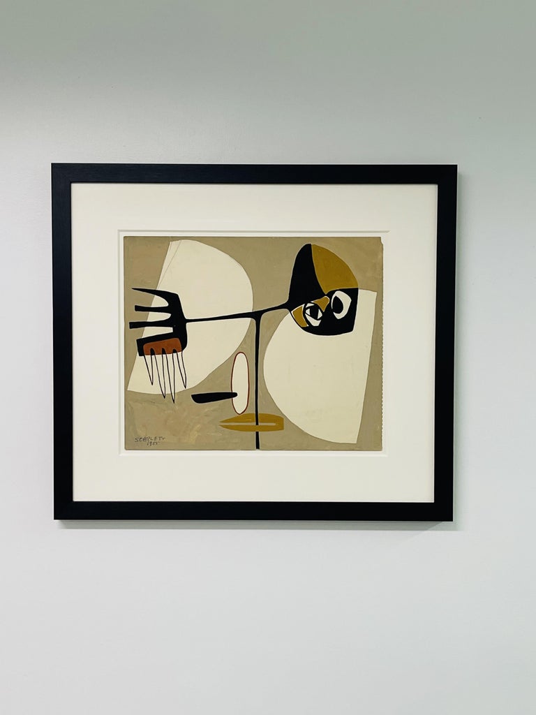 Rolph Scarlett - Indian Space Abstraction (Head) For Sale at 1stDibs