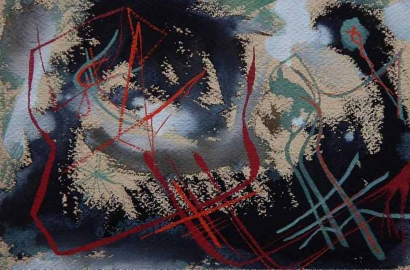 Rolph Scarlett Pintura expresionista abstracta, 1945 en venta 4