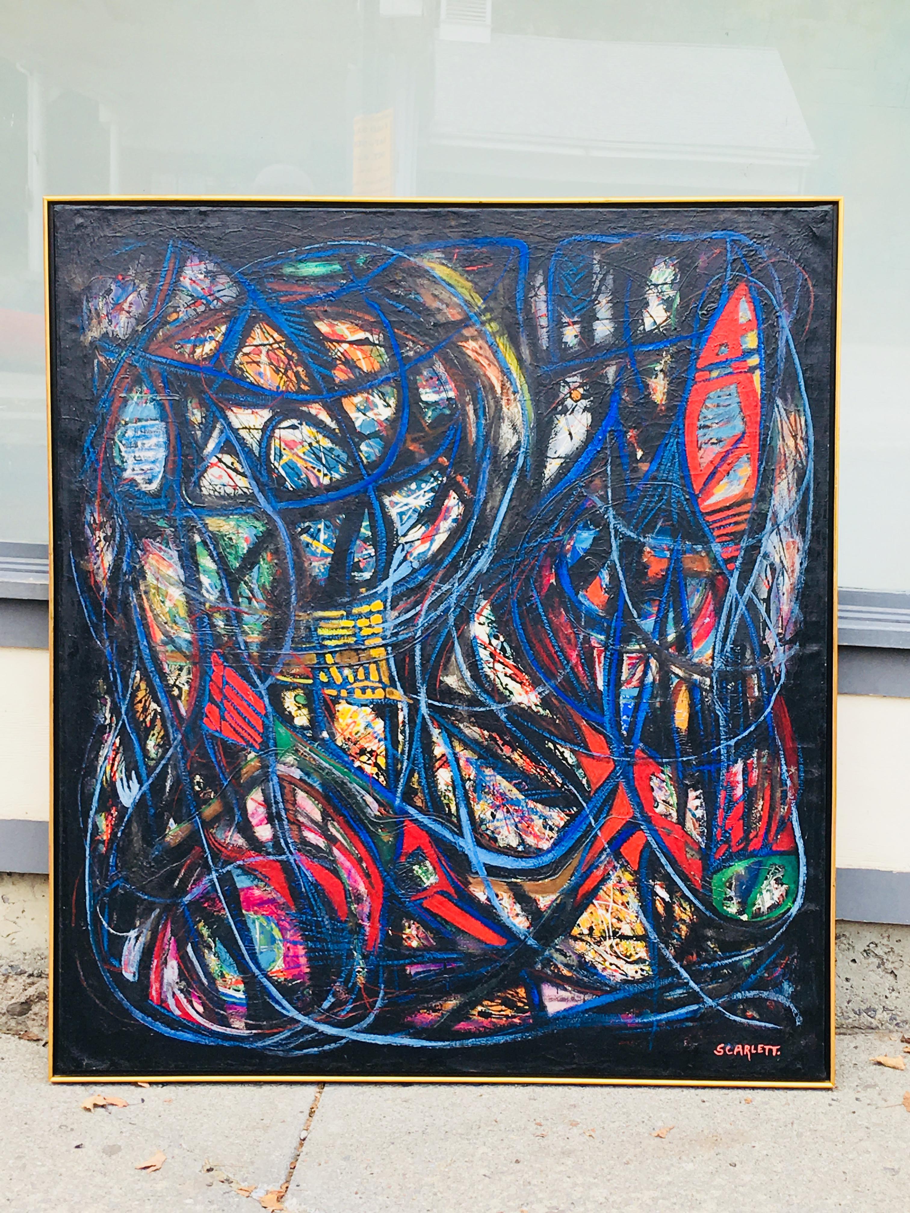 Untitled - Painting by Rolph Scarlett