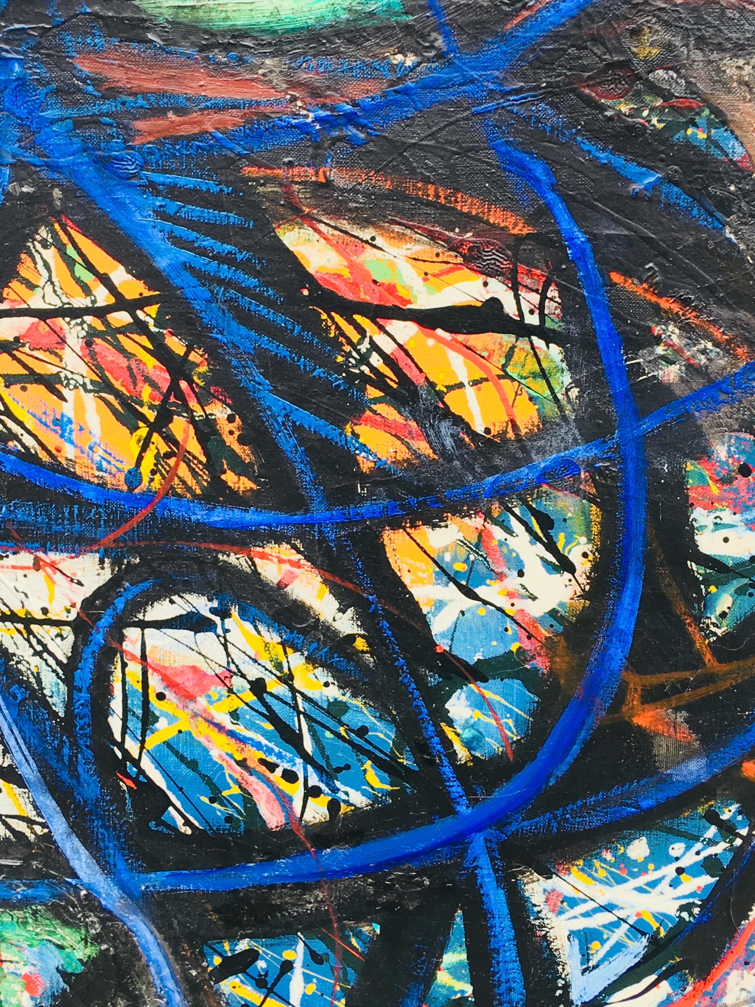 Untitled - Abstract Expressionist Painting by Rolph Scarlett