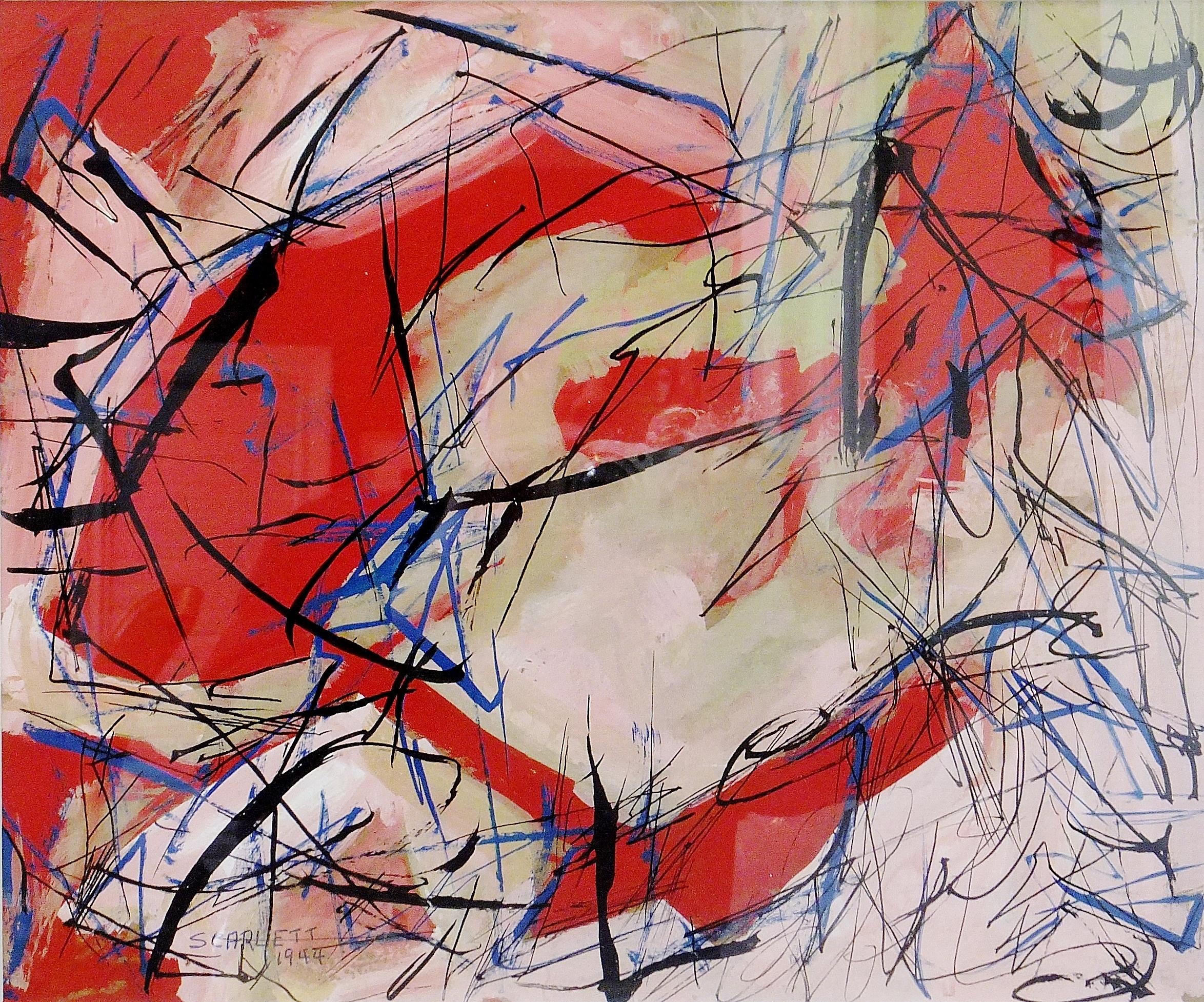 Rolph Scarlett Abstract Painting - Untitled