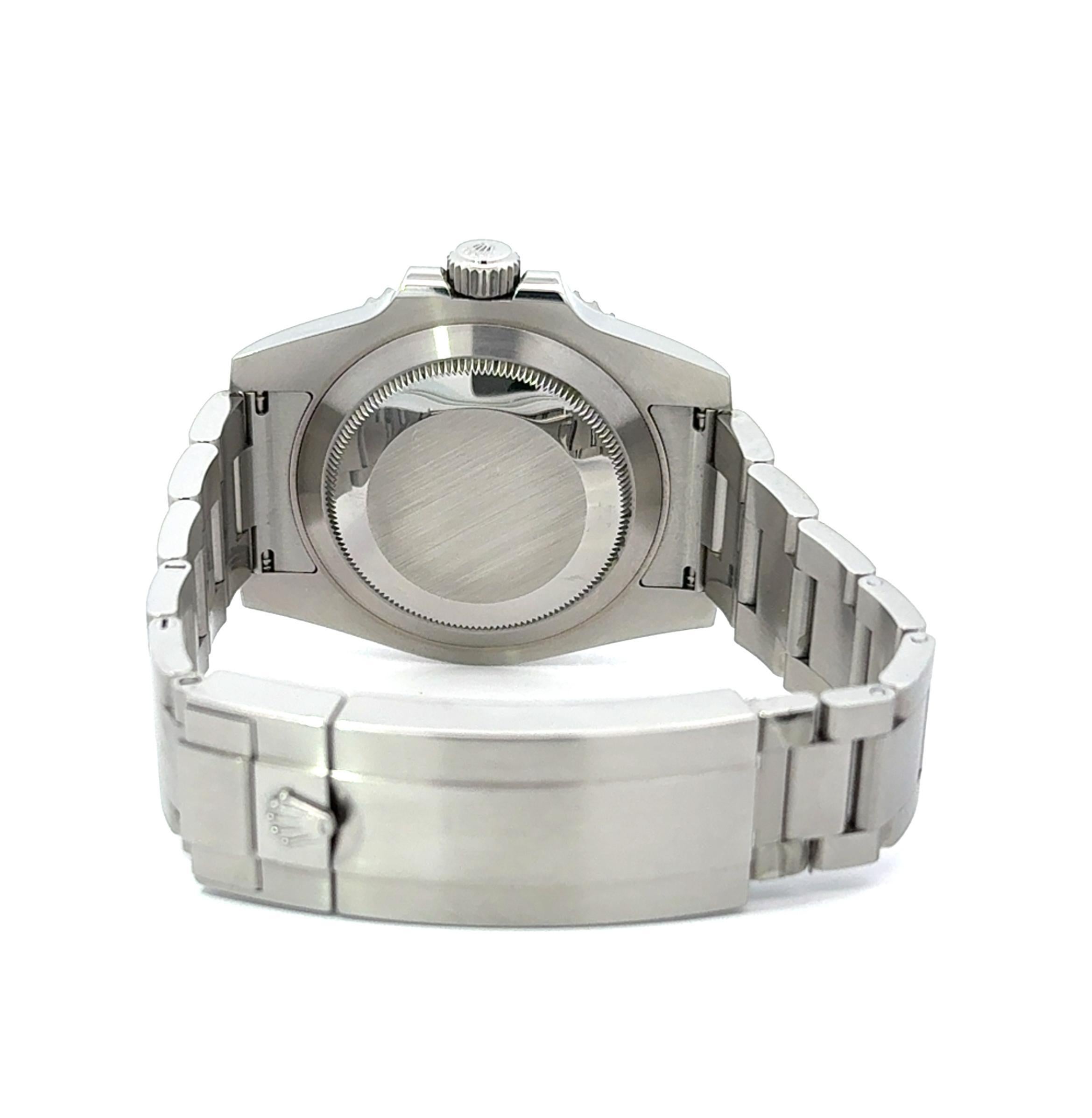 RolRolex 2016 Submariner - 116610LV Orologio Oyster in acciaio inossidabile con scheda e scatola in vendita 4