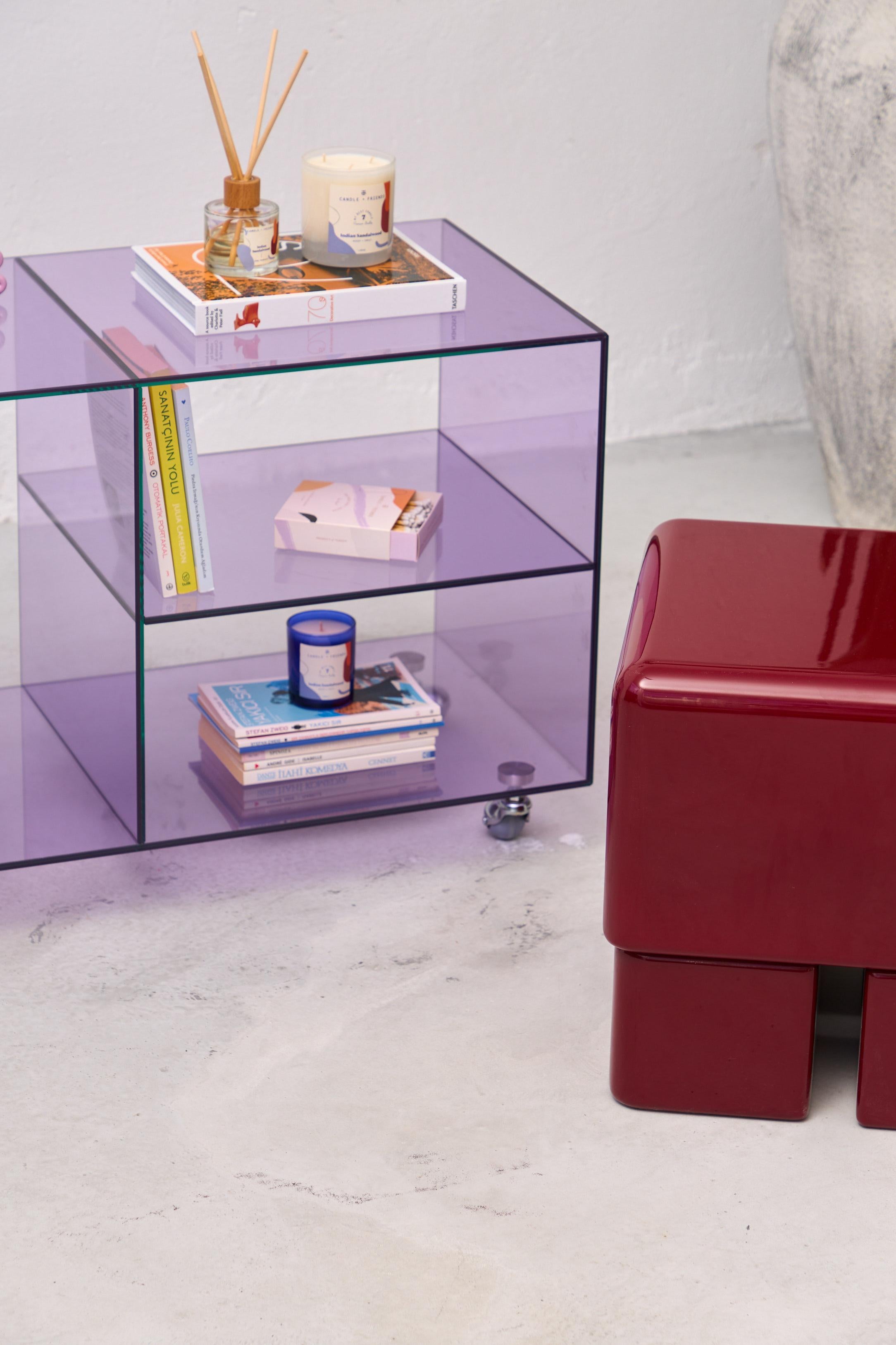 Roly Midi Lilac Trolley by Studio Monsoleil For Sale 1