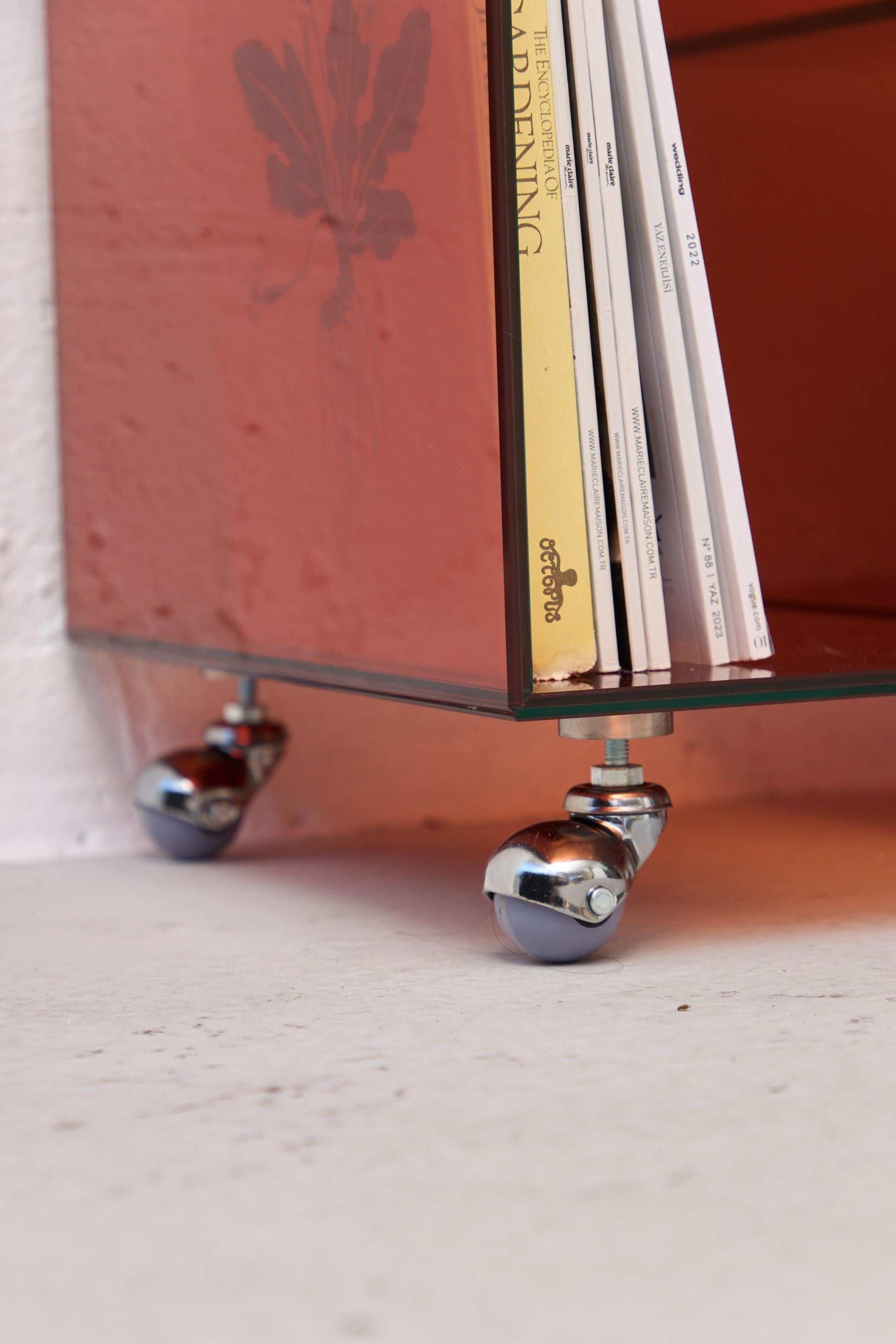 Roly Midi Orange Trolley by Studio Monsoleil For Sale 1