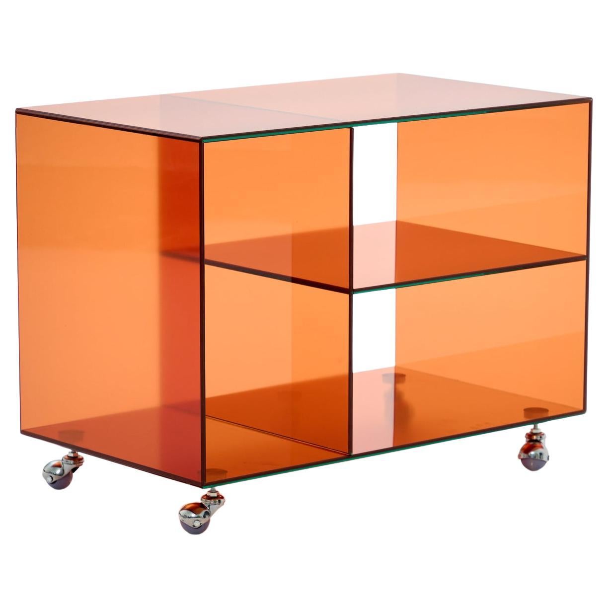 Chariot orange Roly Midi par Studio Monsoleil