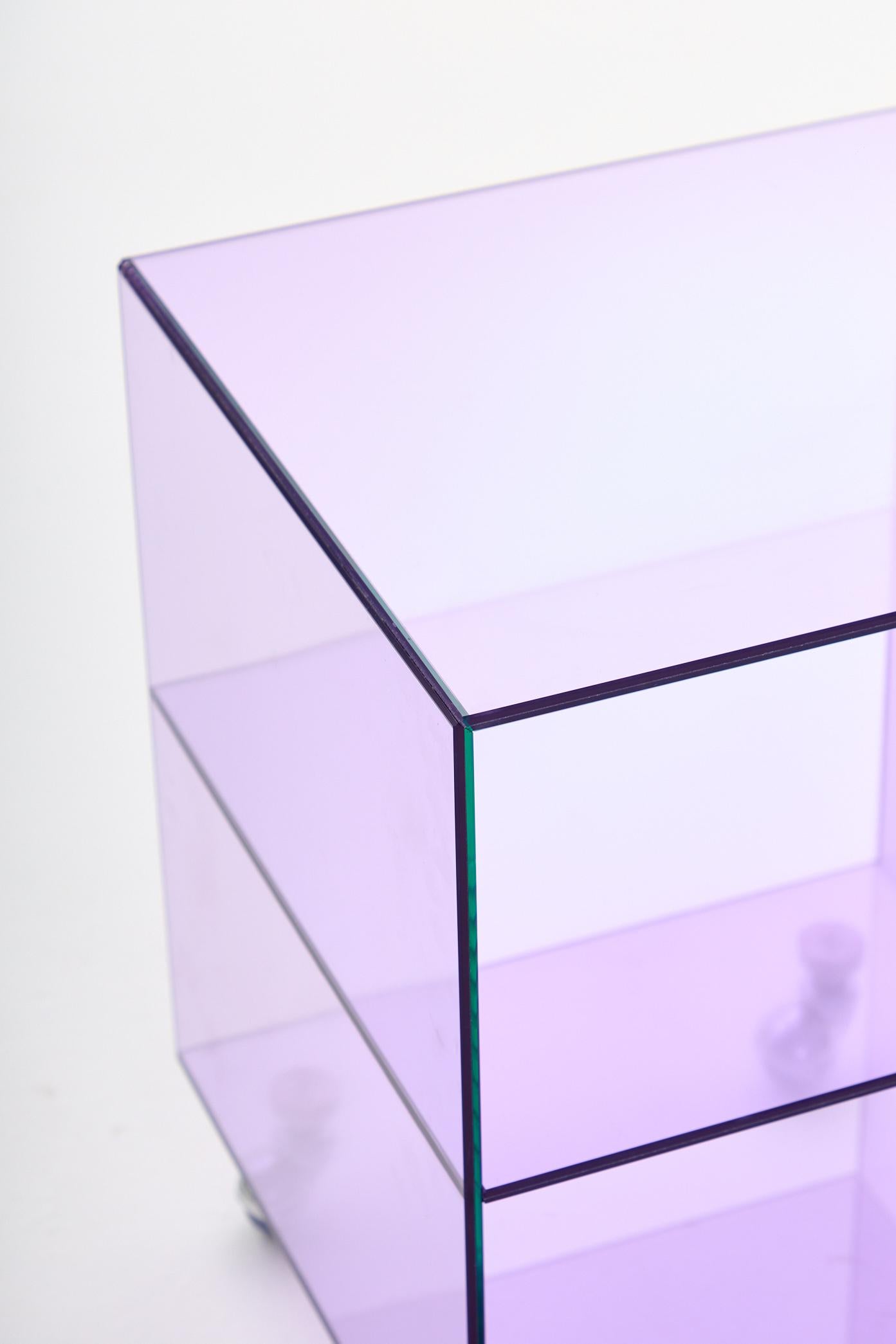 Postmoderne Mini chariot Lilas de Studio Monsoleil en vente