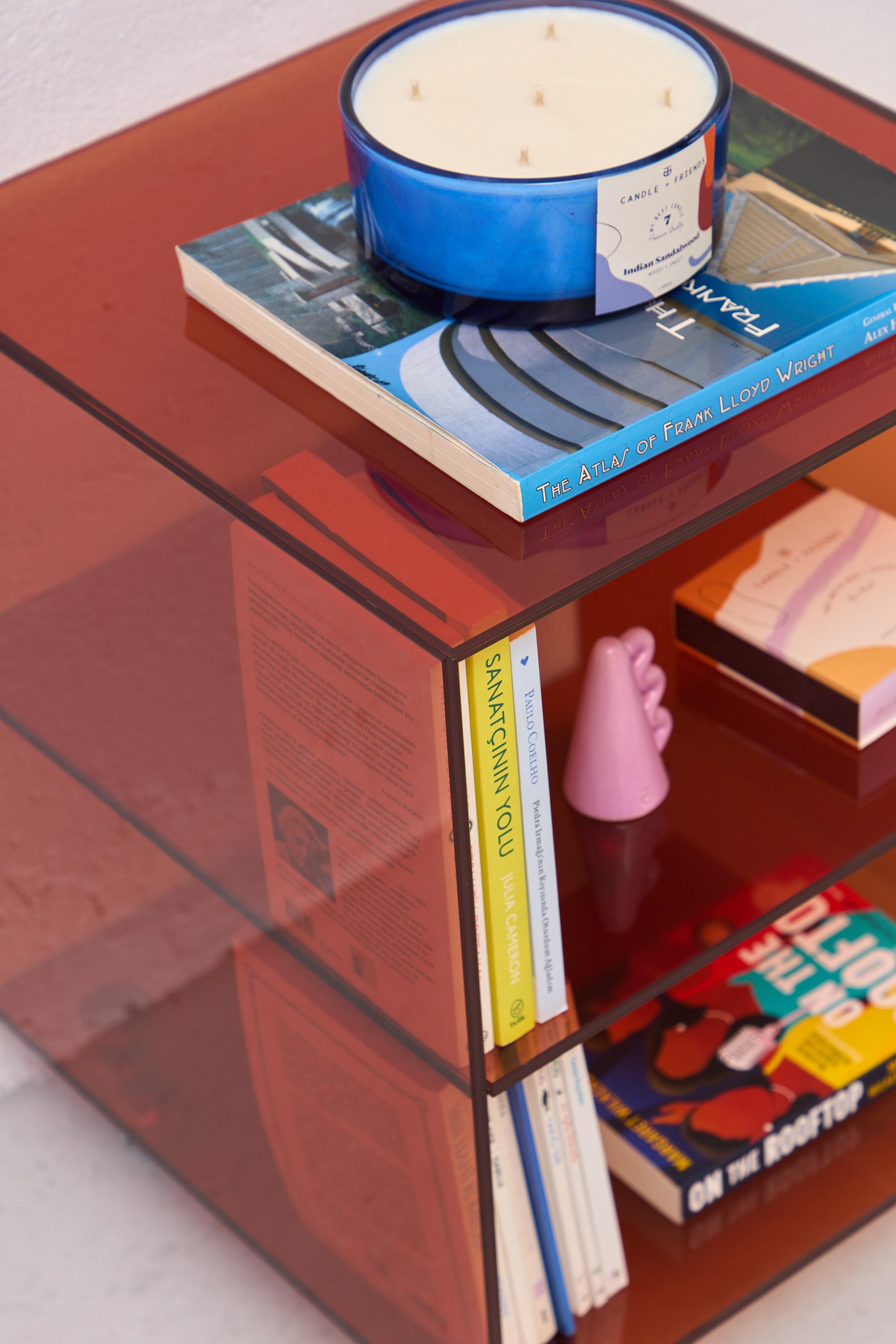 Turkish Roly Mini Orange Trolley by Studio Monsoleil For Sale
