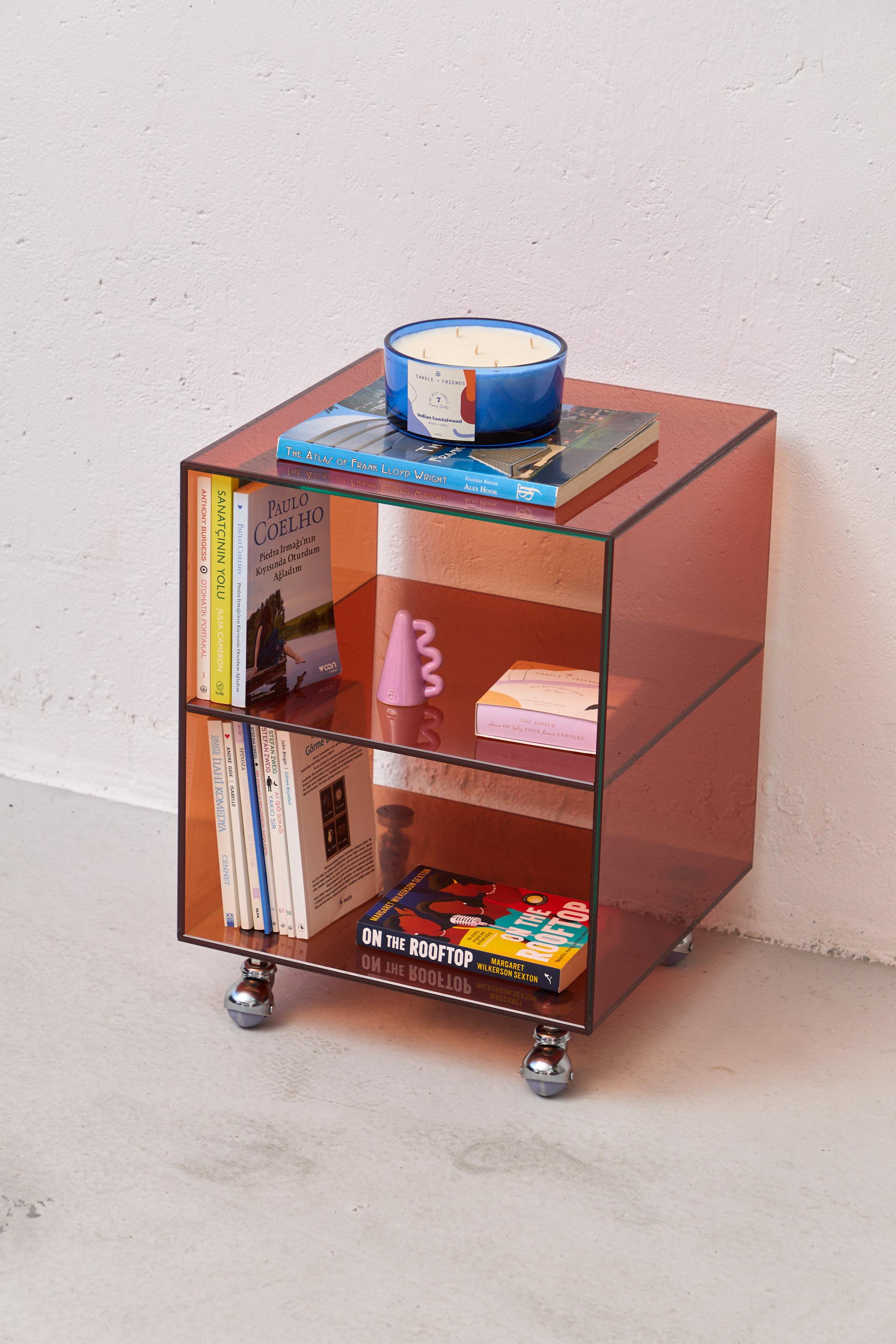 Roly Mini Orange Trolley by Studio Monsoleil In New Condition For Sale In Geneve, CH