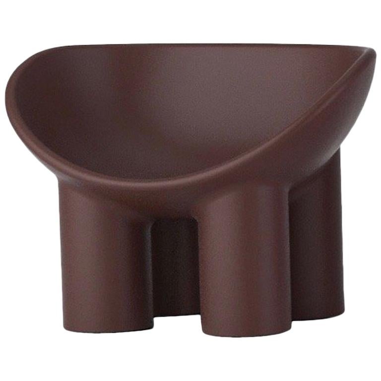 Roly Poly Armchair in Peat by Faye Toogood for Driade