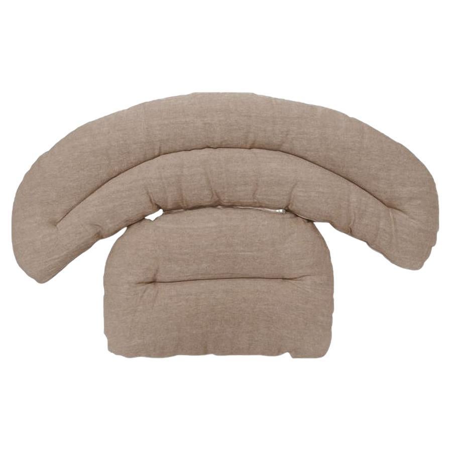 Roly Poly Cushion Cat.C_Barcellona_Marrone Chiaro 080 For Sale