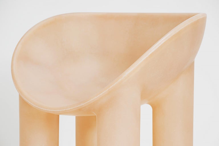 British Roly-Poly Dining Chair Colour: Raw by Faye Toogood Contemporary Design London For Sale