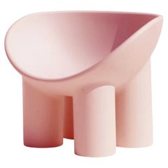 Roly Poly Polyethylene Armchair in Flesh by Faye Toogood for Driade