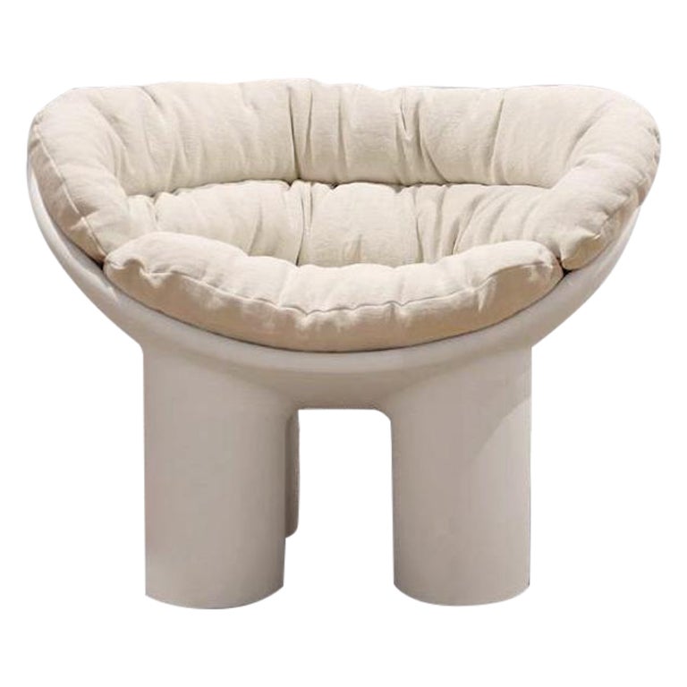 Fauteuil Roly Poly polyéthylène avec coussins, échantillon d'exposition de la galerie 1stdibs