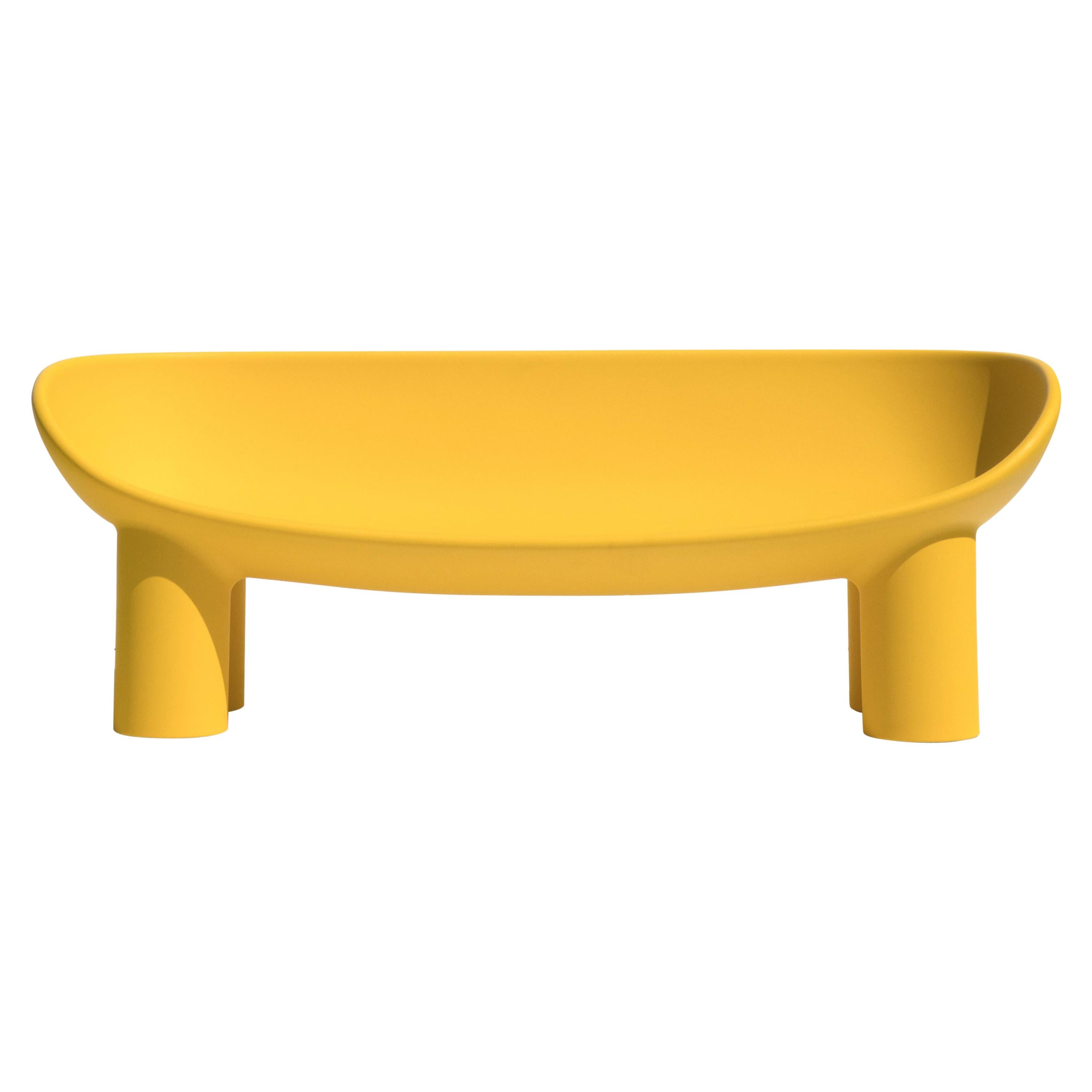Roly Poly Polyethylene Sofa in Ochre by Faye Toogood For Sale