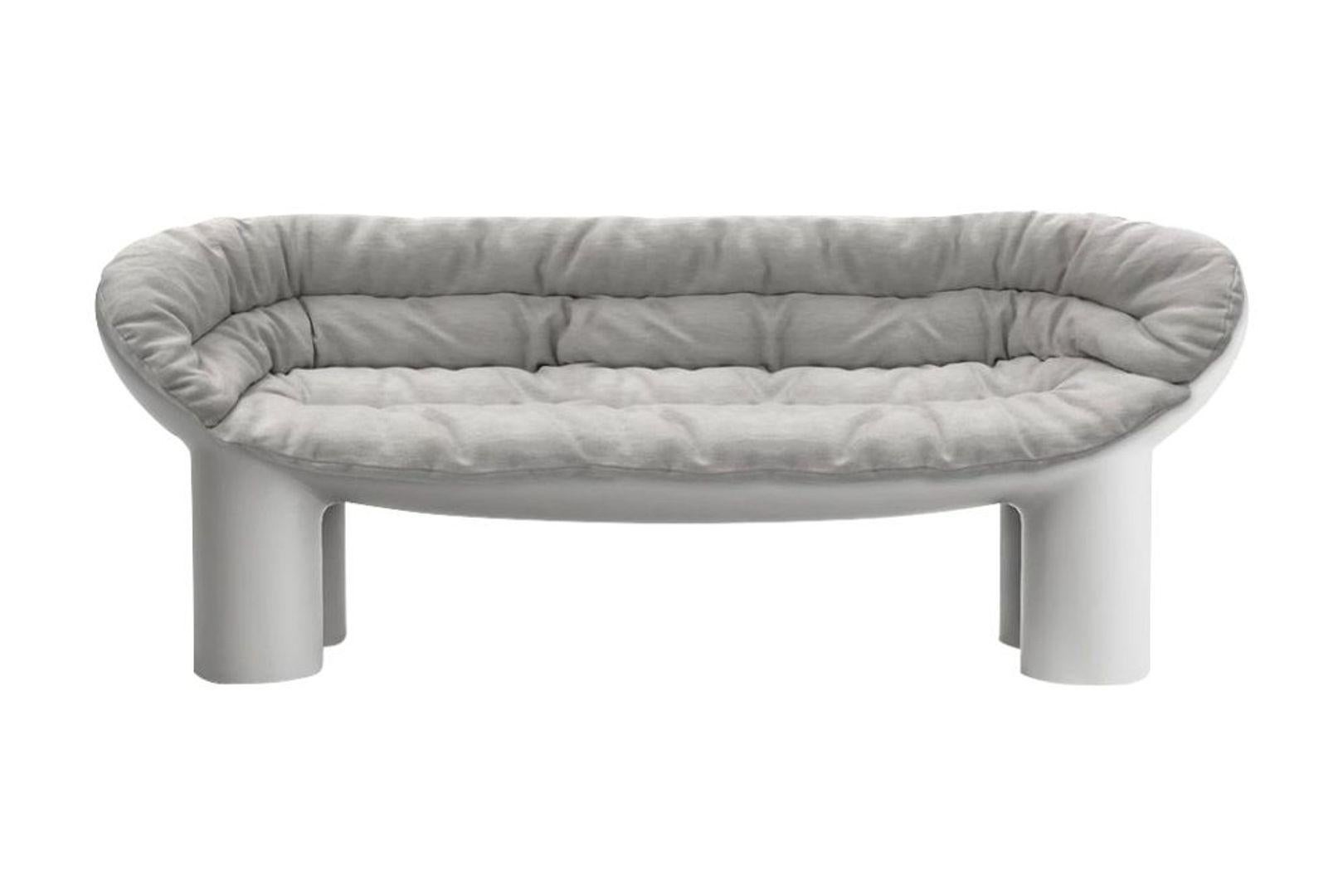 Italian Roly Poly Sofa Concrete By Driade For Sale