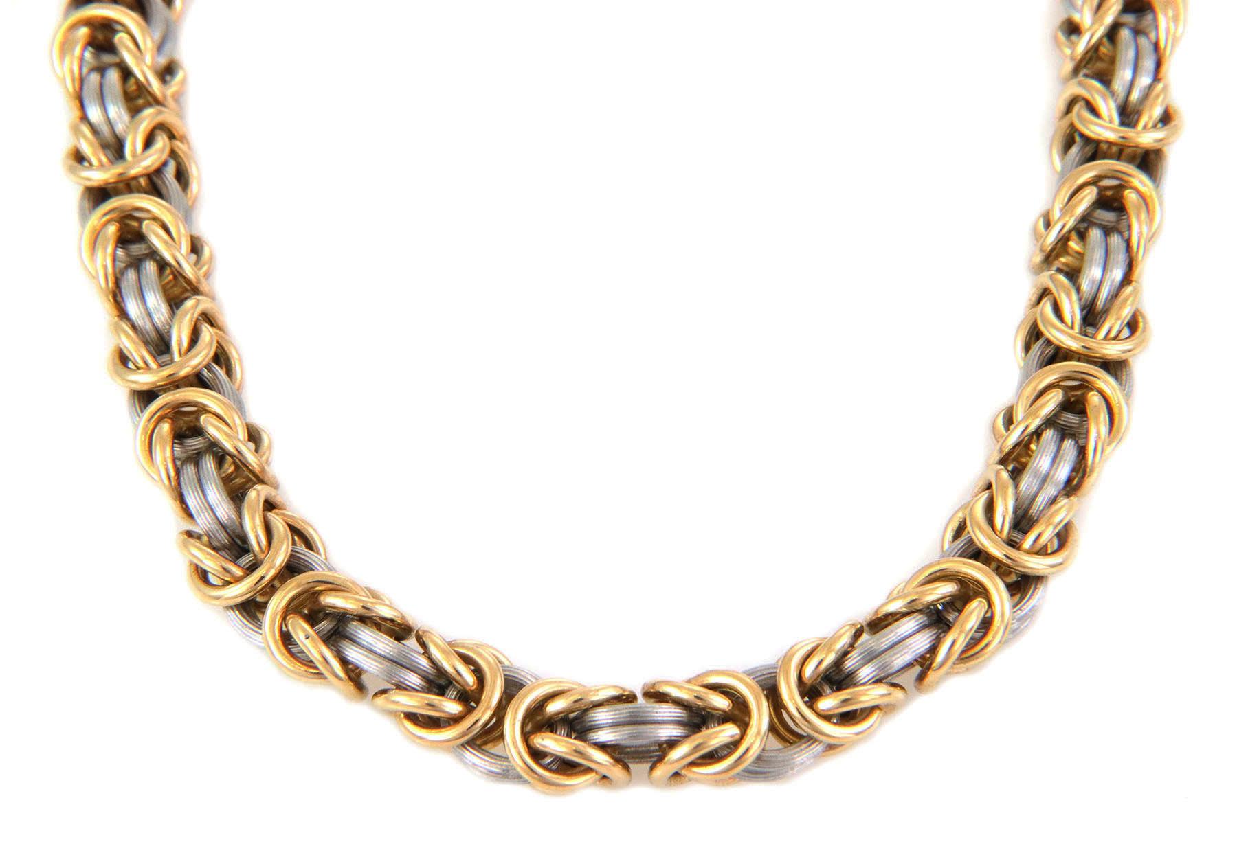 byzantine link chain gold