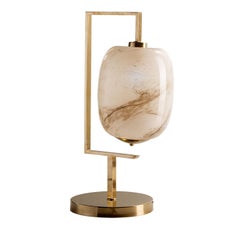 Lampe à poser Roma en albâtre