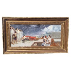 Roma Antique Scene, The Death Of a Caesar, Framed, Late 19th–early 20th Century