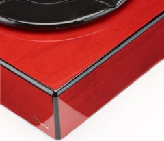 Roma Ashtray Red Veined
