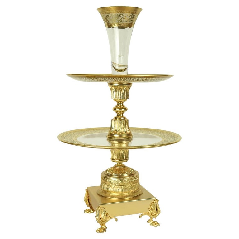 Roma Bronze Cake Stand For Sale at 1stDibs