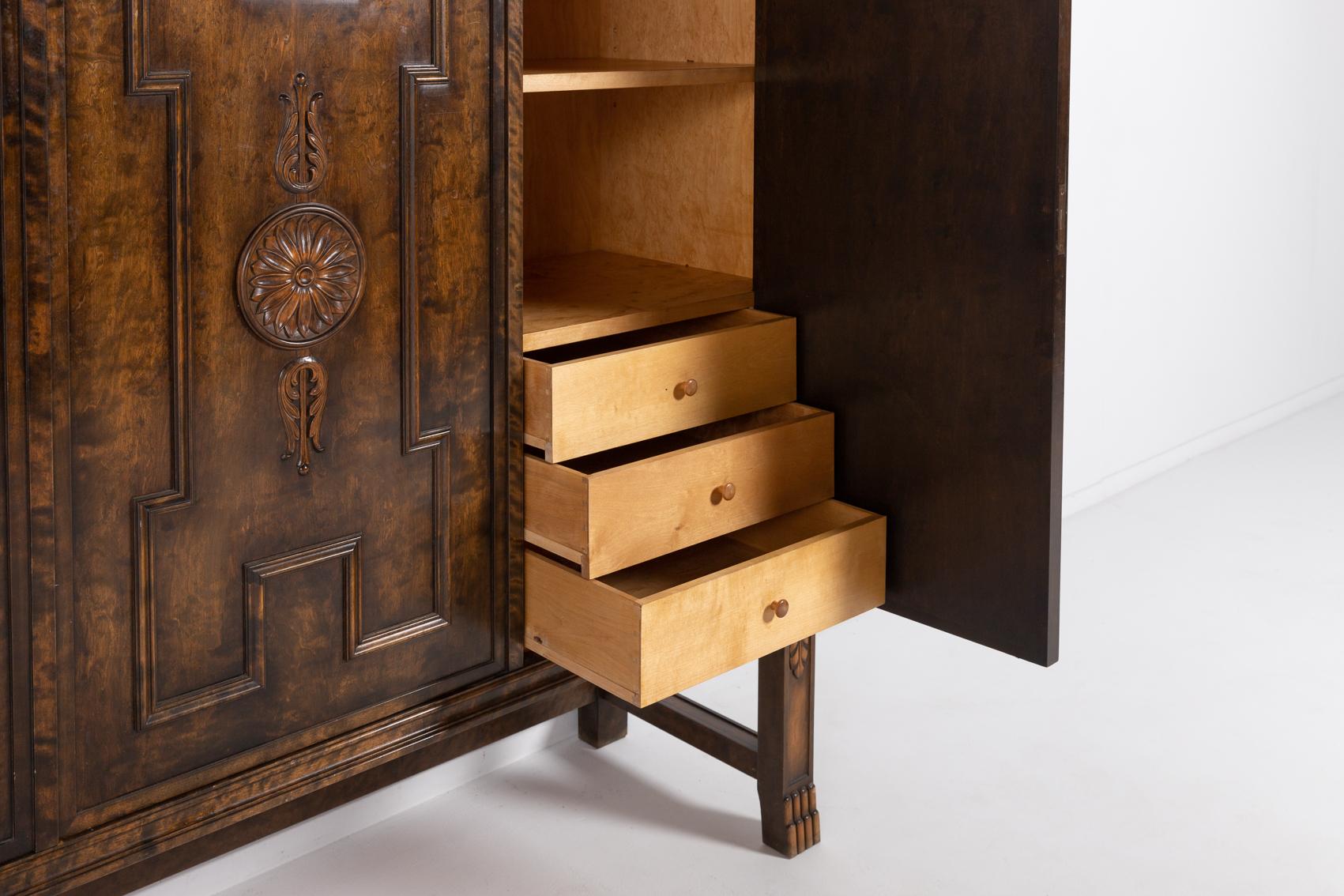 Swedish ‘Roma’ cabinet by Axel Einar Hjorth for Bodafors, 1920s For Sale