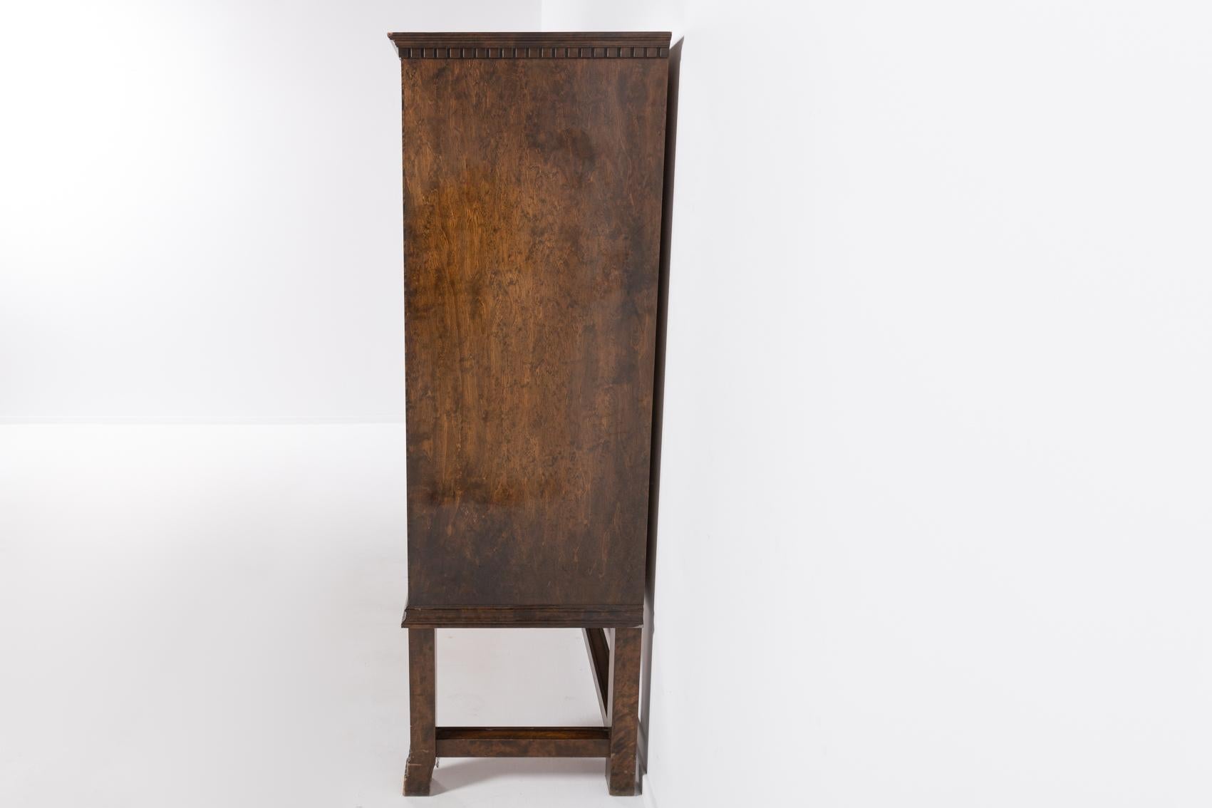 Birch ‘Roma’ cabinet by Axel Einar Hjorth for Bodafors, 1920s For Sale
