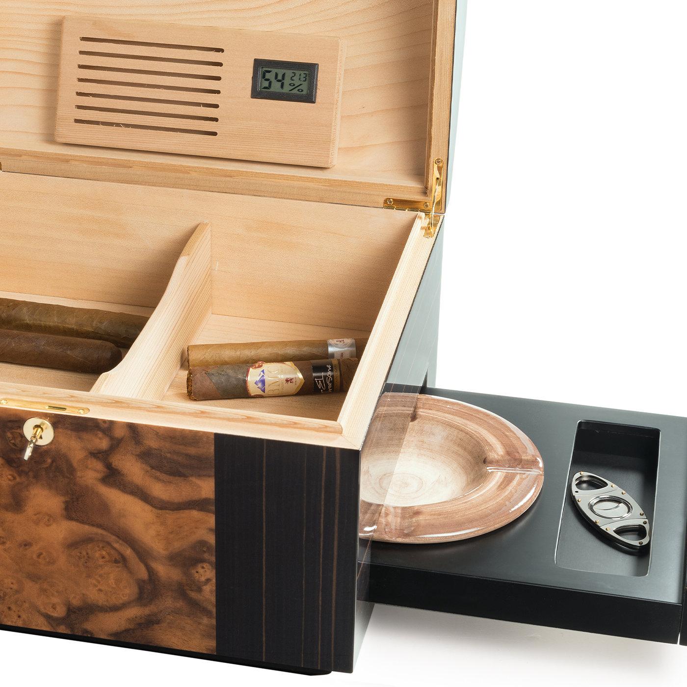Estuche para puros Roma con cenicero Moderno en venta