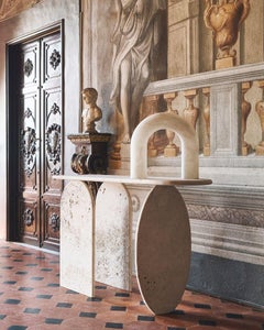 ROMA Console, Architectural Minimalist Table, Made in Italy