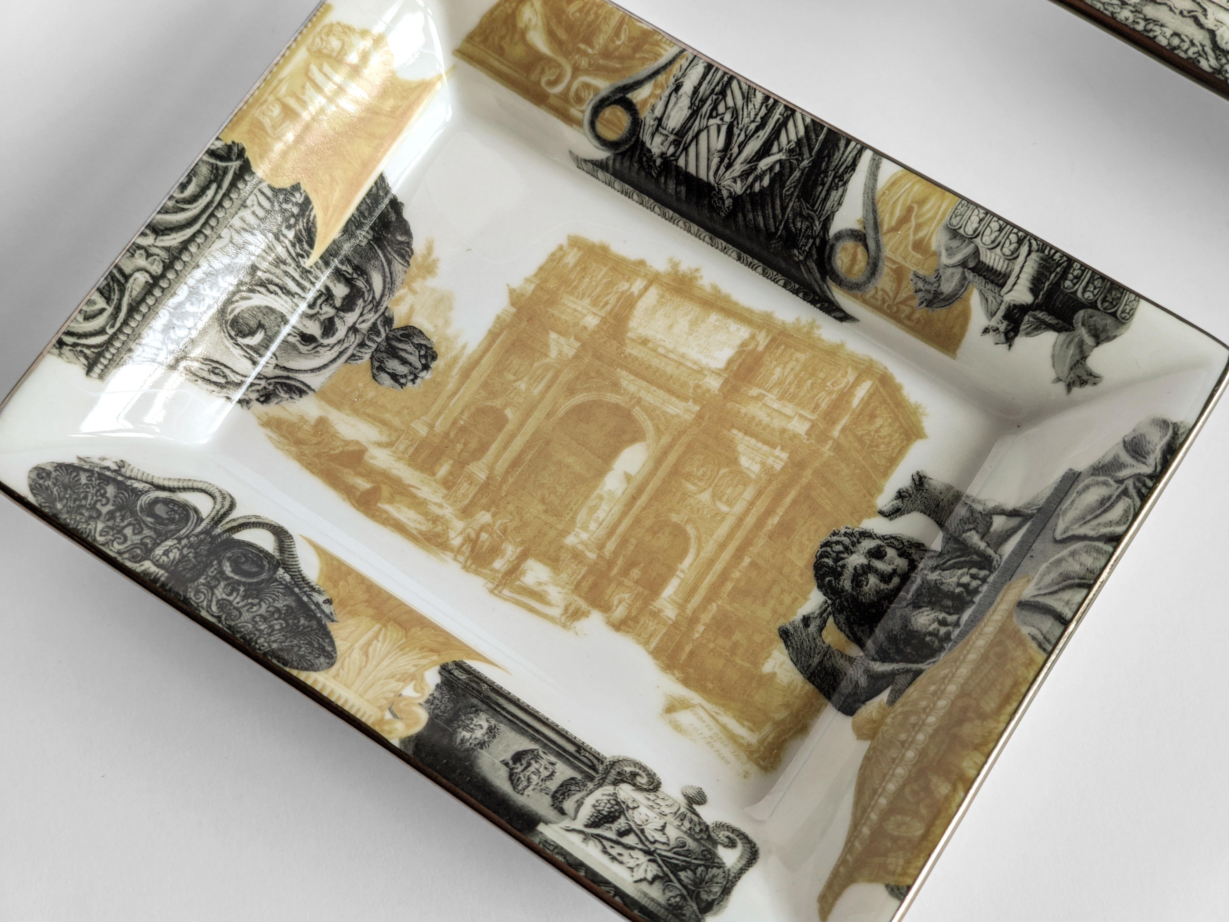 Roma, Emptier de poche en porcelaine contemporaine, deux tailles, de Vito Nesta en vente 1