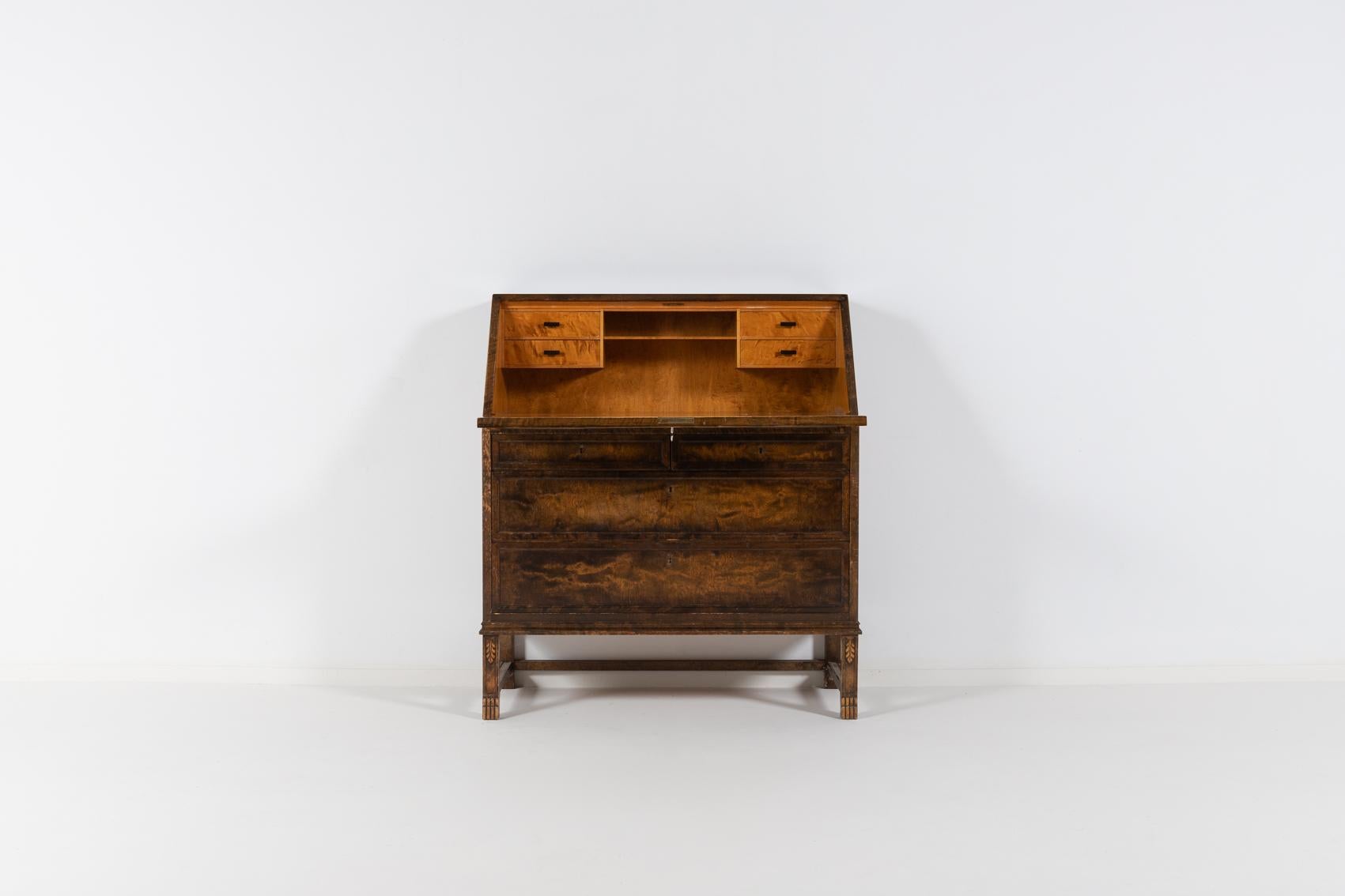 Art Deco ‘Roma’ dresser/chiffonier by Axel Einar Hjorth for Bodafors, 1920s For Sale