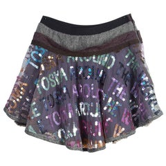 Roma e Tosca Multicolor Sequin Embellished Skirt 10 Yrs