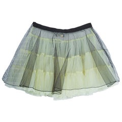 Roma e Tosca Yellow Tulle Overlay Skirt 14 Yrs