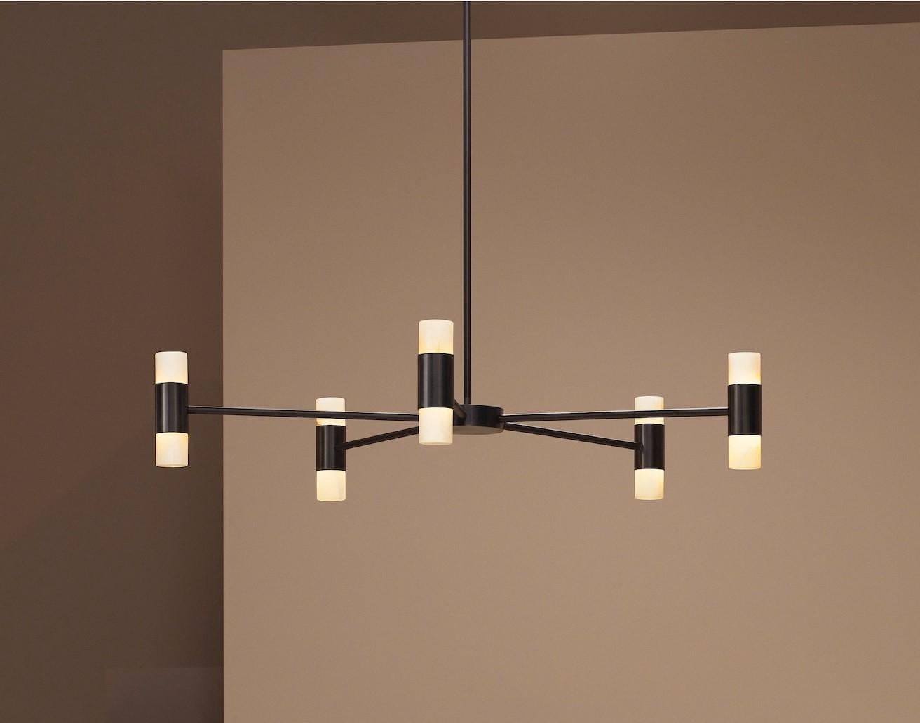British Roma Pendant by CTO Lighting For Sale