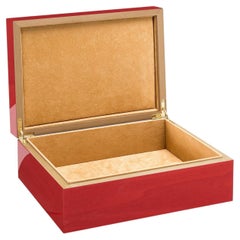 Roma SC1 Veined Red Jewelry Box