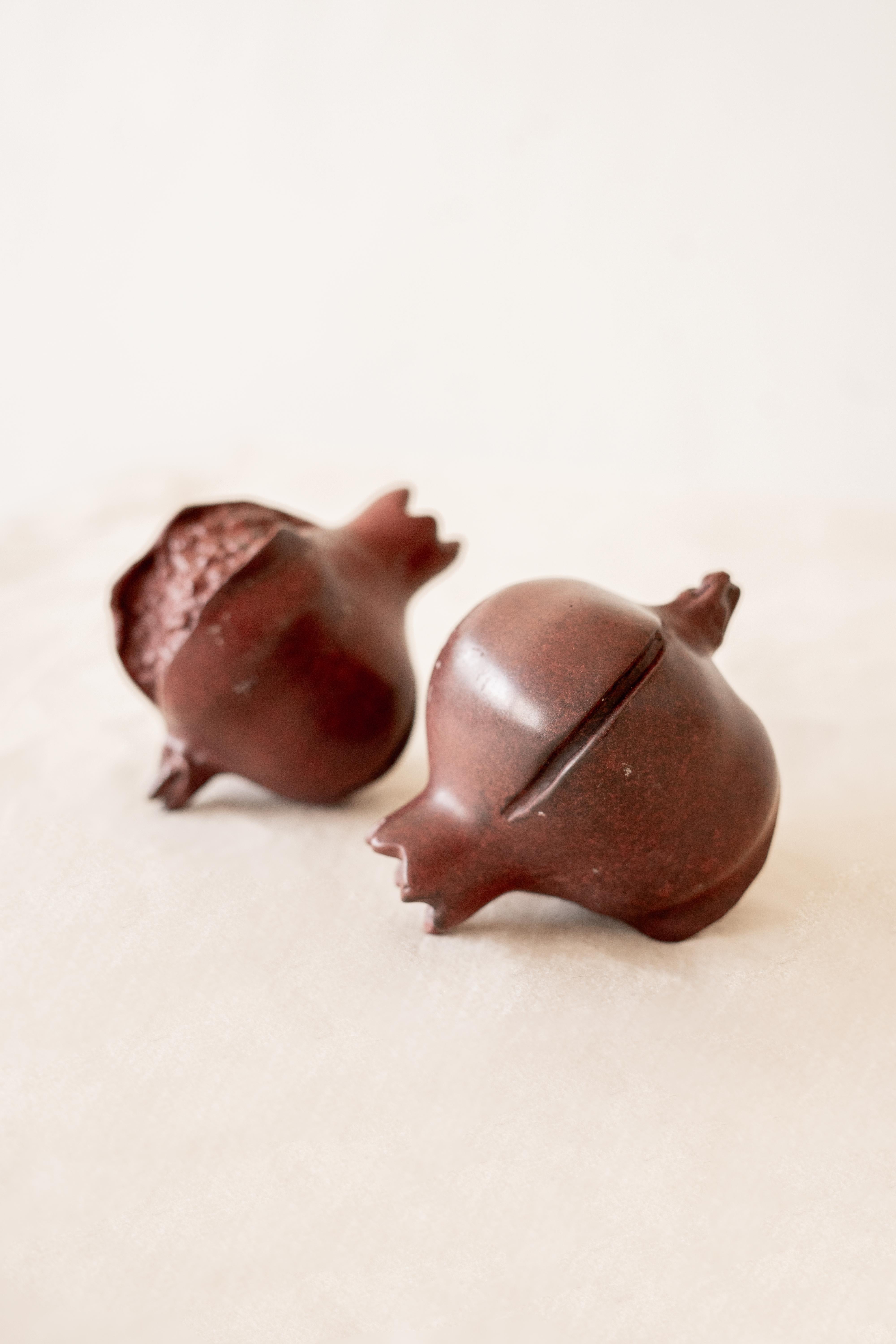 The Romã Sculpture, from Lucas Recchia’s Fruits collection, celebrates organic form and vibrant color through the expressive use of bronze and patina. Inspired by the sinuosity and subtle imperfection of nature, each piece captures a sense of