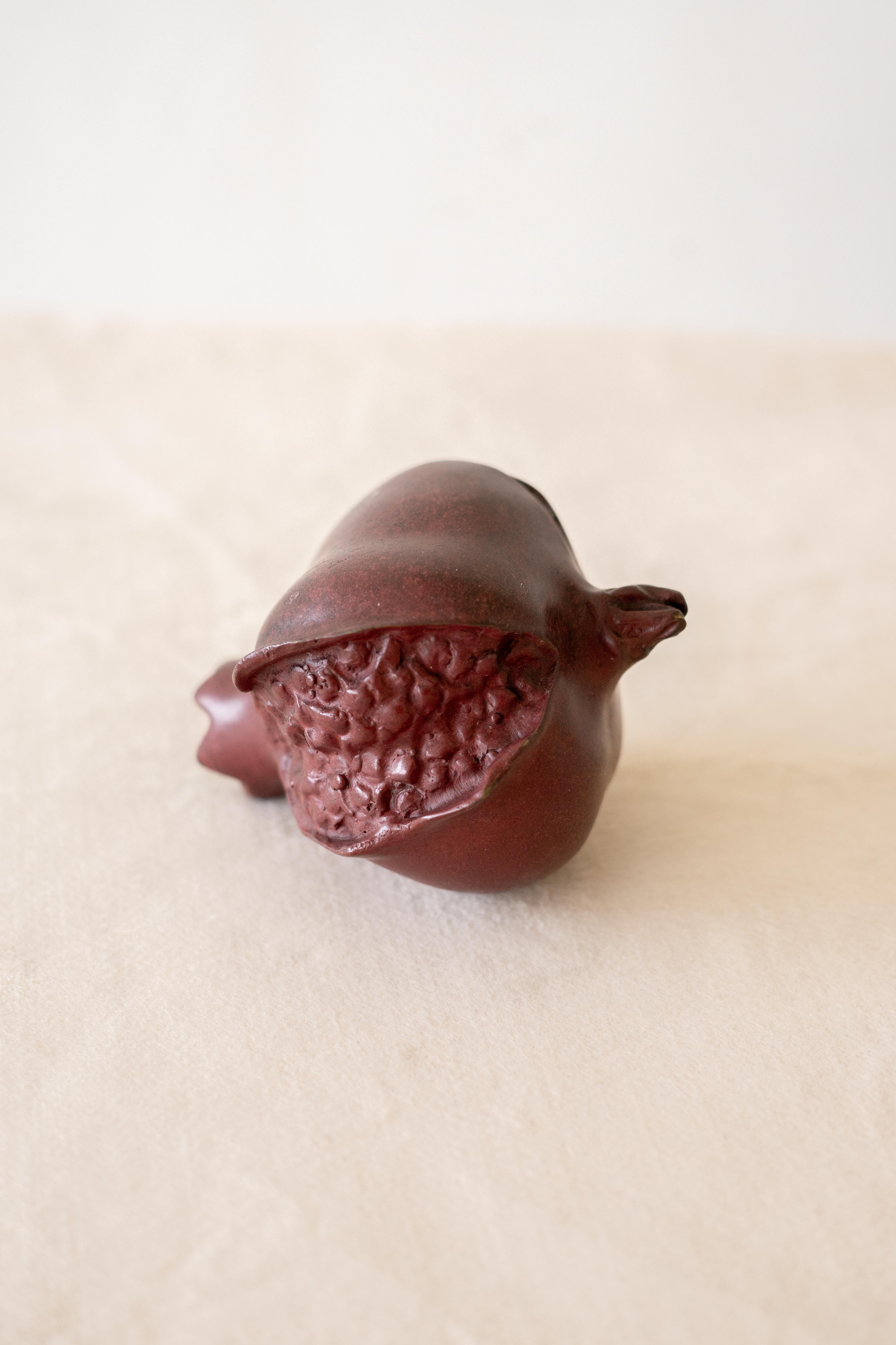 Romã Sculpture with Red Patina by Lucas Recchia, 2023 In New Condition For Sale In New York, NY