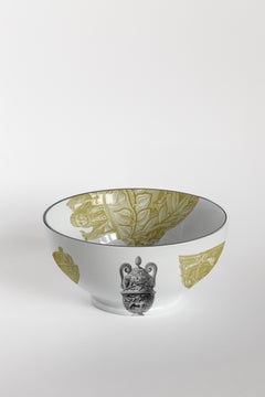 Roma, Six Contemporary Porcelain bowls with Decorative Design