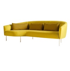 Roma - Sofa in fabric with chaiselounge by Jonas Wagell for Tacchini